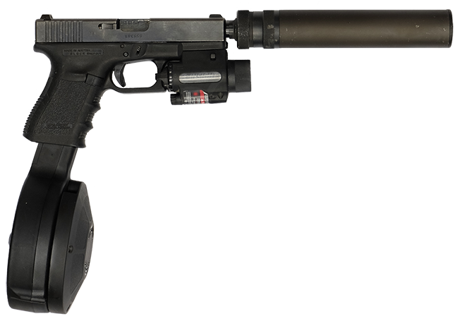 glock extended clip png