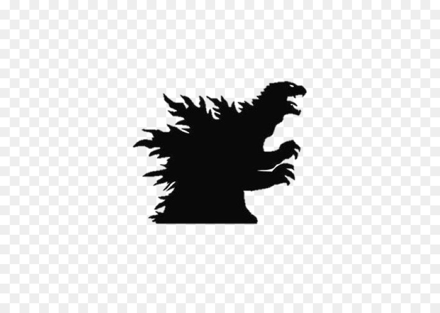 Godzilla Wall decal Sticker - Silhouette Monster png download - 625*625 - Free Transparent Godzilla png Download.