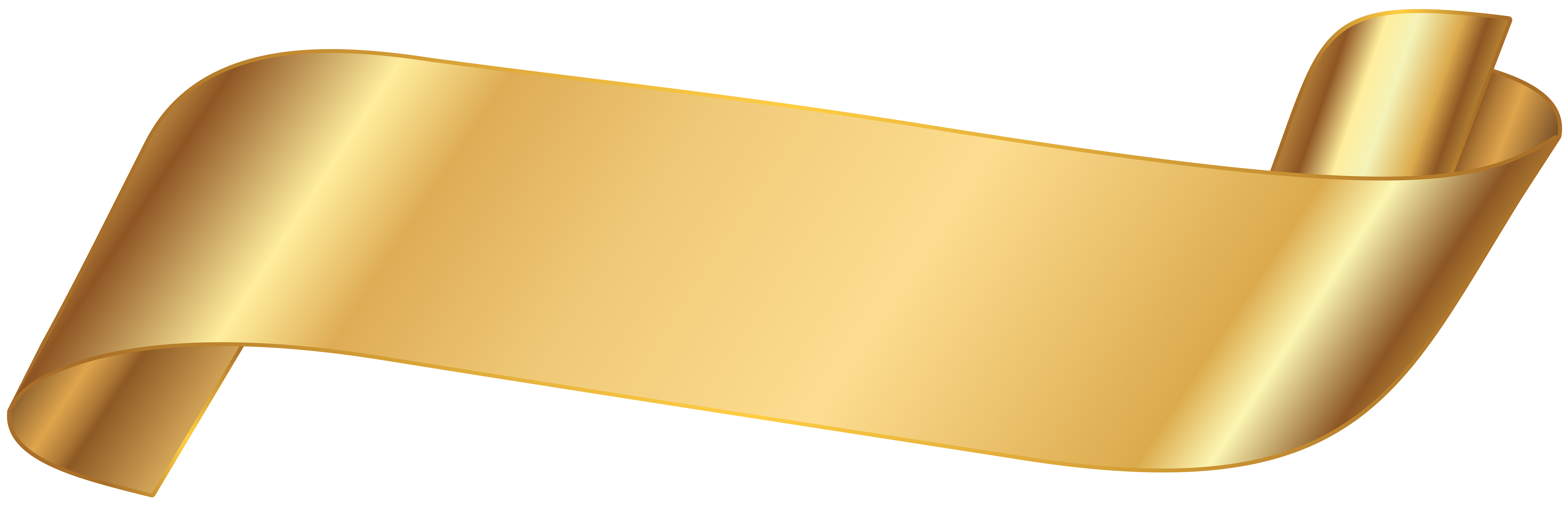 Paper Banner Clip Art Gold Ribbon Png Download 80002576 Free