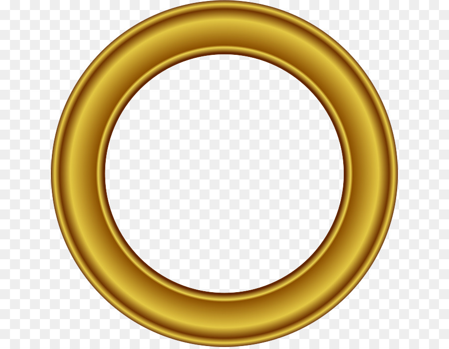 Picture frame Circle Gold Clip art - Golden Round Frame PNG Free Download png download - 696*696 - Free Transparent Picture Frames png Download.