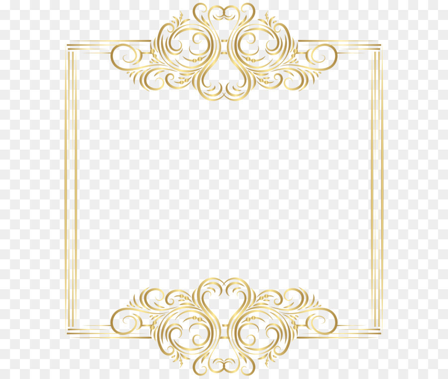 Gold Clip art - Gold Border Frame PNG Clip Art png download - 6853*8000 - Free Transparent BORDERS AND FRAMES png Download.
