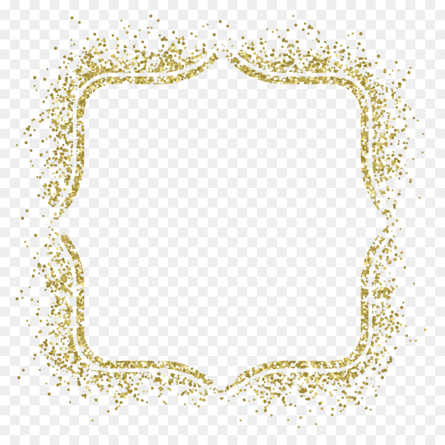 Picture frame Glitter Gold Clip art - Gold frame vector material png download - 1024*1024 - Free Transparent Picture Frame png Download.