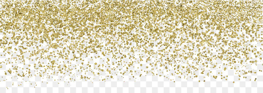 Wedding invitation Confetti Paper Glitter Gold - Gold powder,Sequins shine png download - 3600*1229 - Free Transparent New Year png Download.