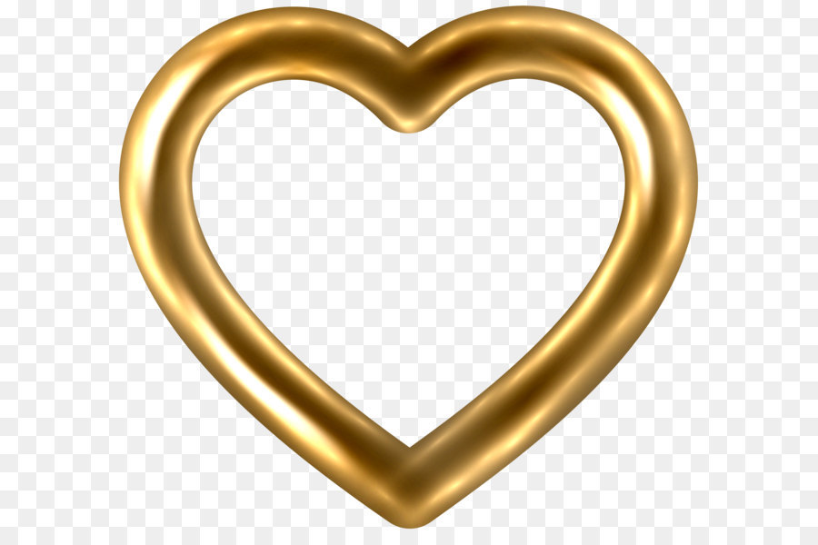 Gold Heart - Transparent Gold Heart PNG Clip Art Image png download - 4000*3625 - Free Transparent Heart png Download.