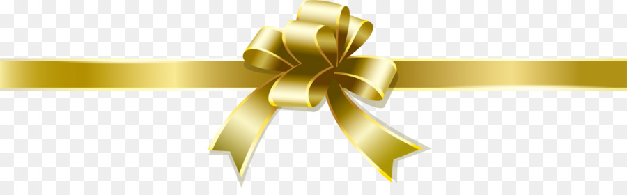 Gold Ribbon - Gold bow wrap png download - 2000*600 - Free Transparent Gold png Download.
