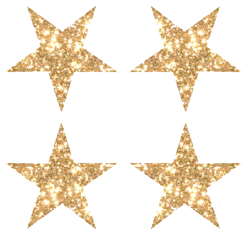 Star Glitter Gold Clip Art Gold Glitter Star Png Image Png Download