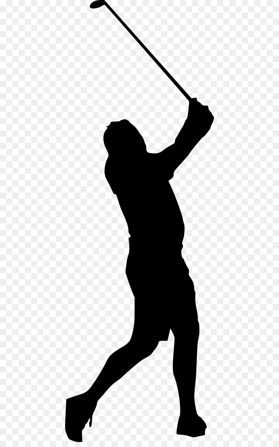 Silhouette Golf Clip art - Silhouette png download - 480*1424 - Free Transparent Silhouette png Download.