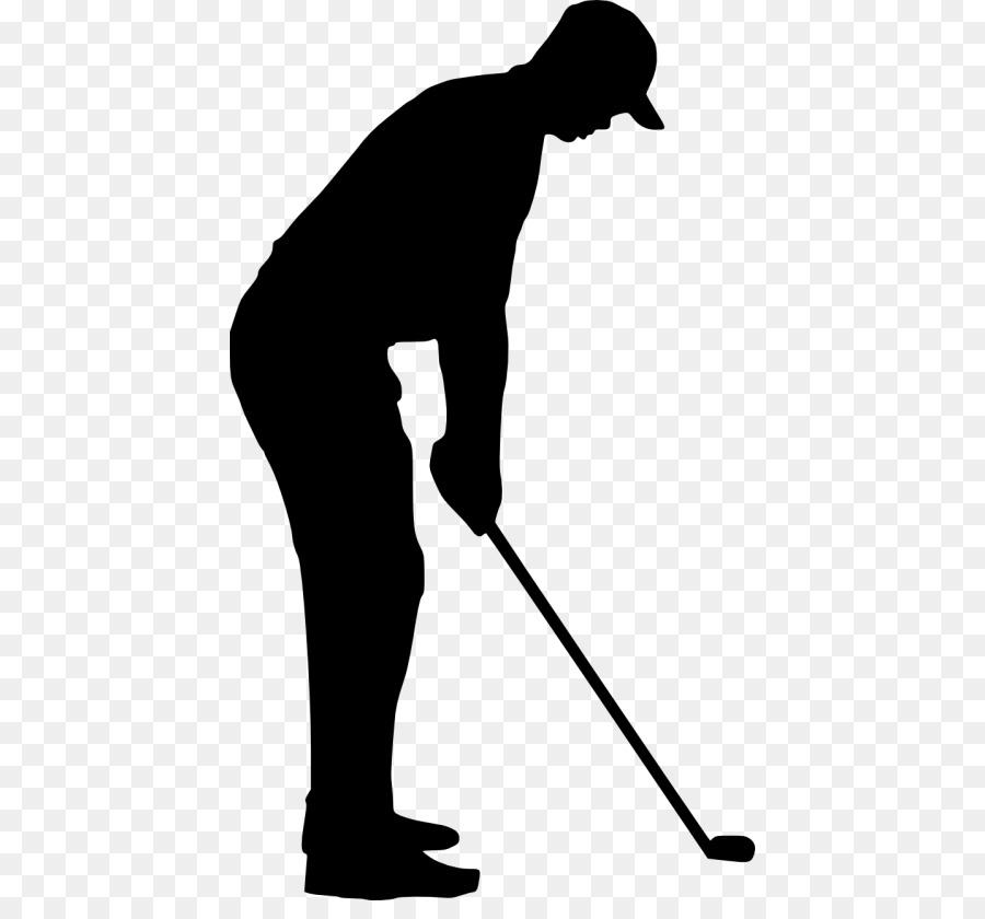 Silhouette Golf stroke mechanics Clip art - Silhouette png download - 480*823 - Free Transparent Silhouette png Download.