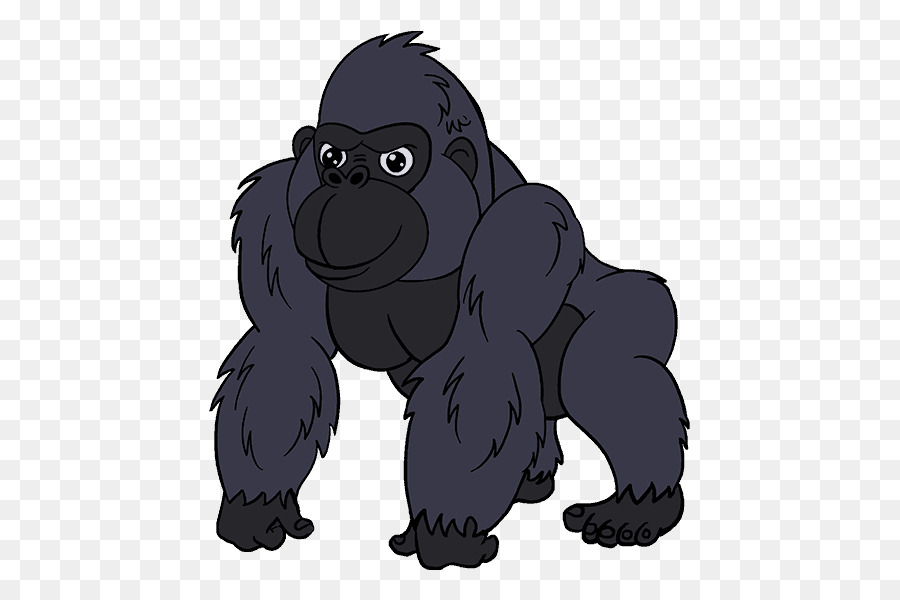 Gorilla Drawing Terk Cartoon - gorilla vector png download - 678*600 - Free Transparent Gorilla png Download.