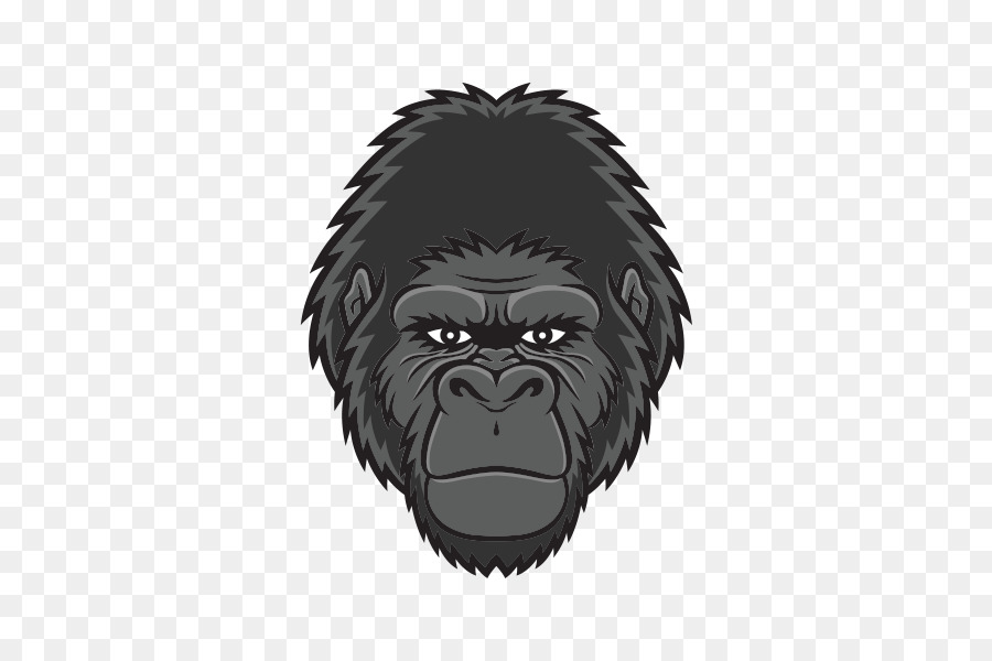 Gorilla Ape Clip art - gorilla png download - 600*600 - Free Transparent Gorilla png Download.