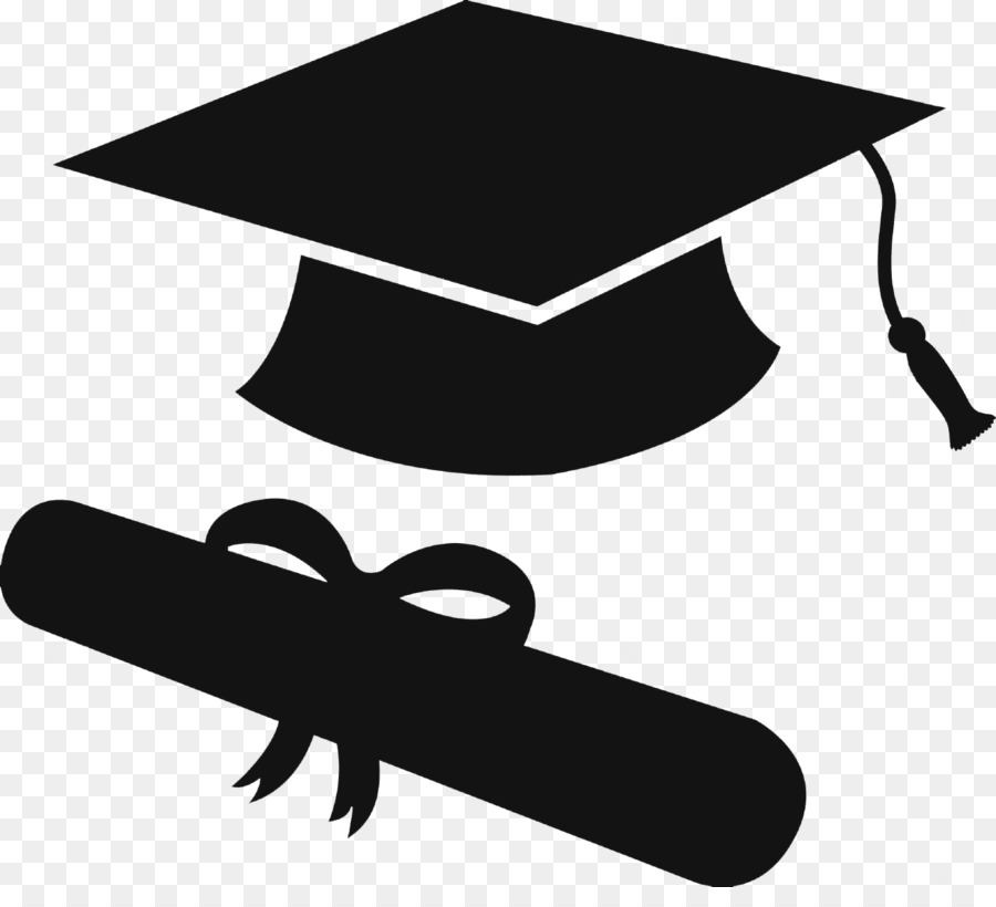 Graduation ceremony Square academic cap Silhouette Clip art - Silhouette png download - 1300*1158 - Free Transparent Graduation Ceremony png Download.