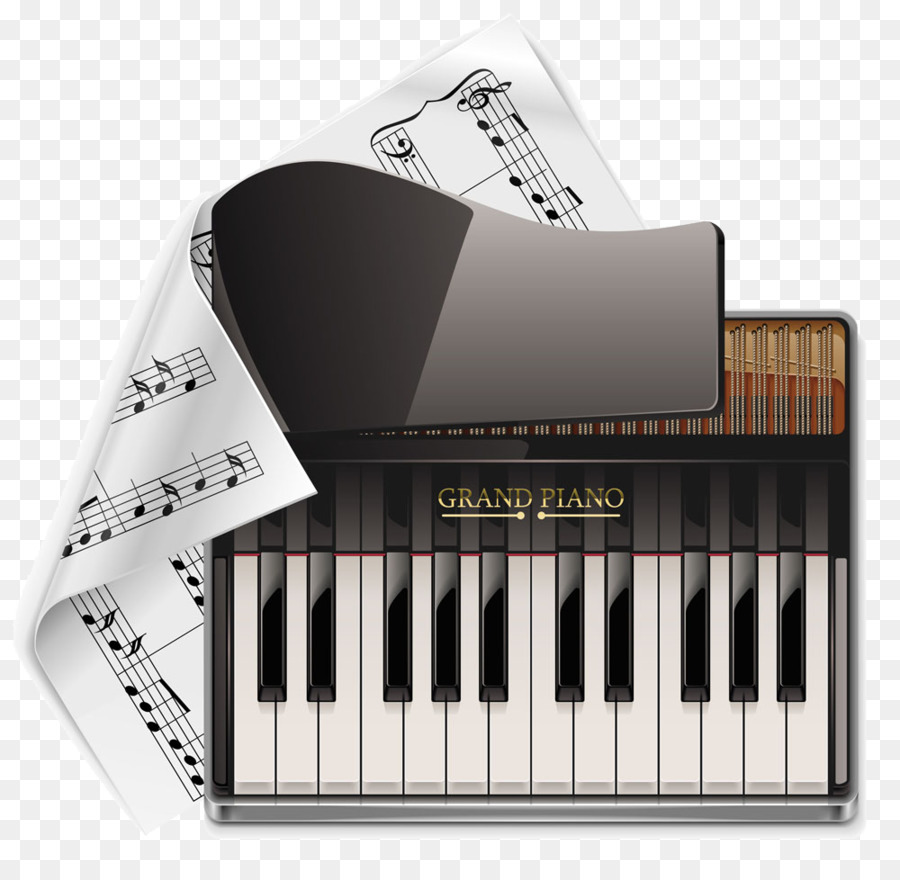 Grand piano Royalty-free Illustration - Vector piano png download - 1000*969 - Free Transparent Piano png Download.