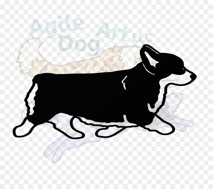 Dog breed Malinois dog Great Dane Silhouette Leash - welsh corgi flop png download - 800*800 - Free Transparent Dog Breed png Download.