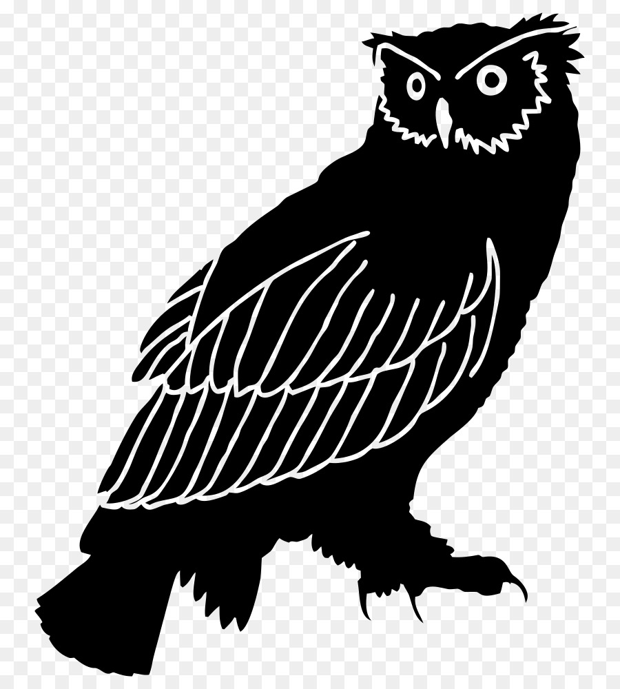 Great Horned Owl Silhouette Clip art - owl png download - 829*1000 - Free Transparent Owl png Download.