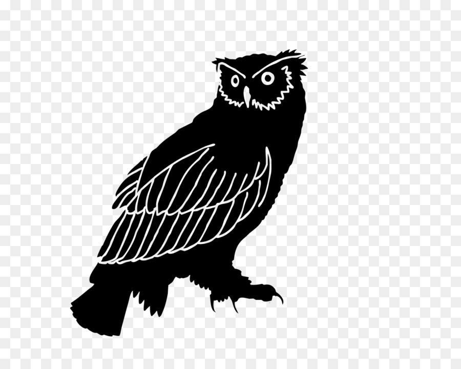 Owl Silhouette Bird Black and white Clip art - owl png download - 1280*1024 - Free Transparent Owl png Download.