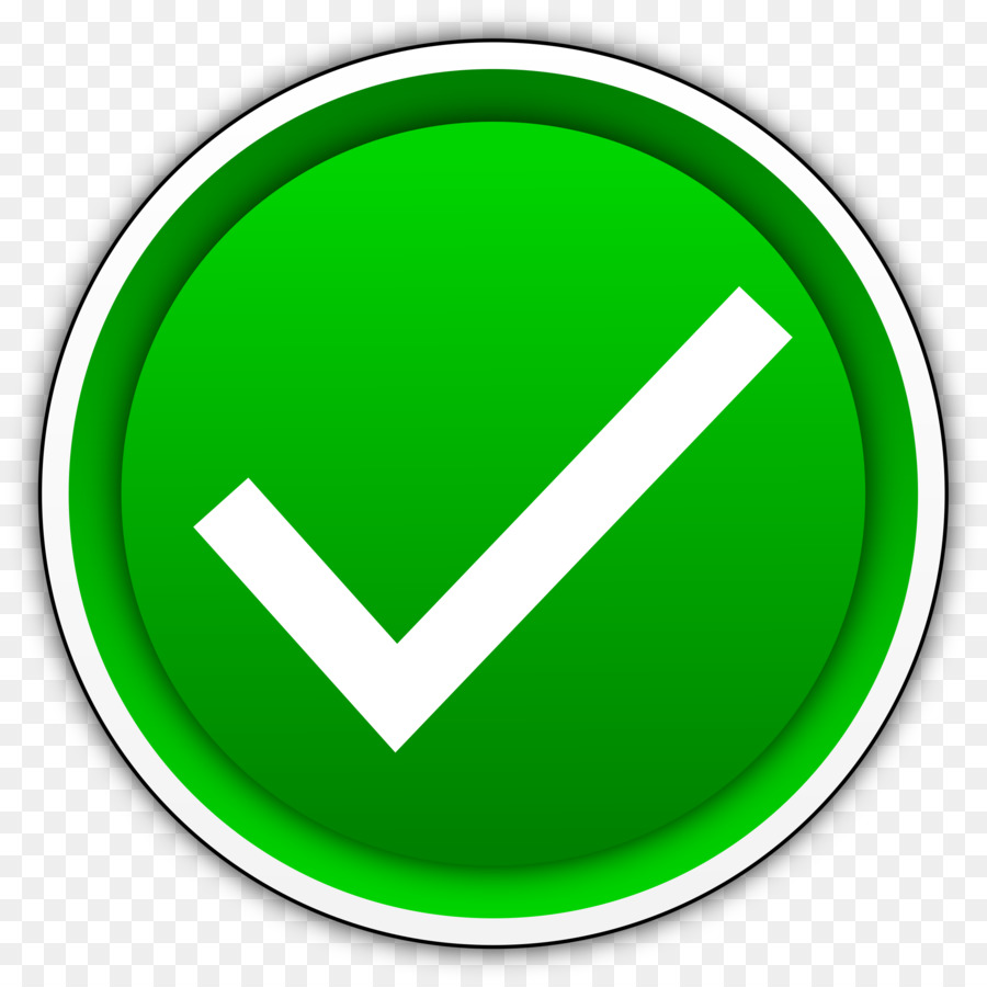 Check mark Symbol Computer Icons Clip art - Green Yes Check Mark Png png download - 2400*2400 - Free Transparent Check Mark png Download.