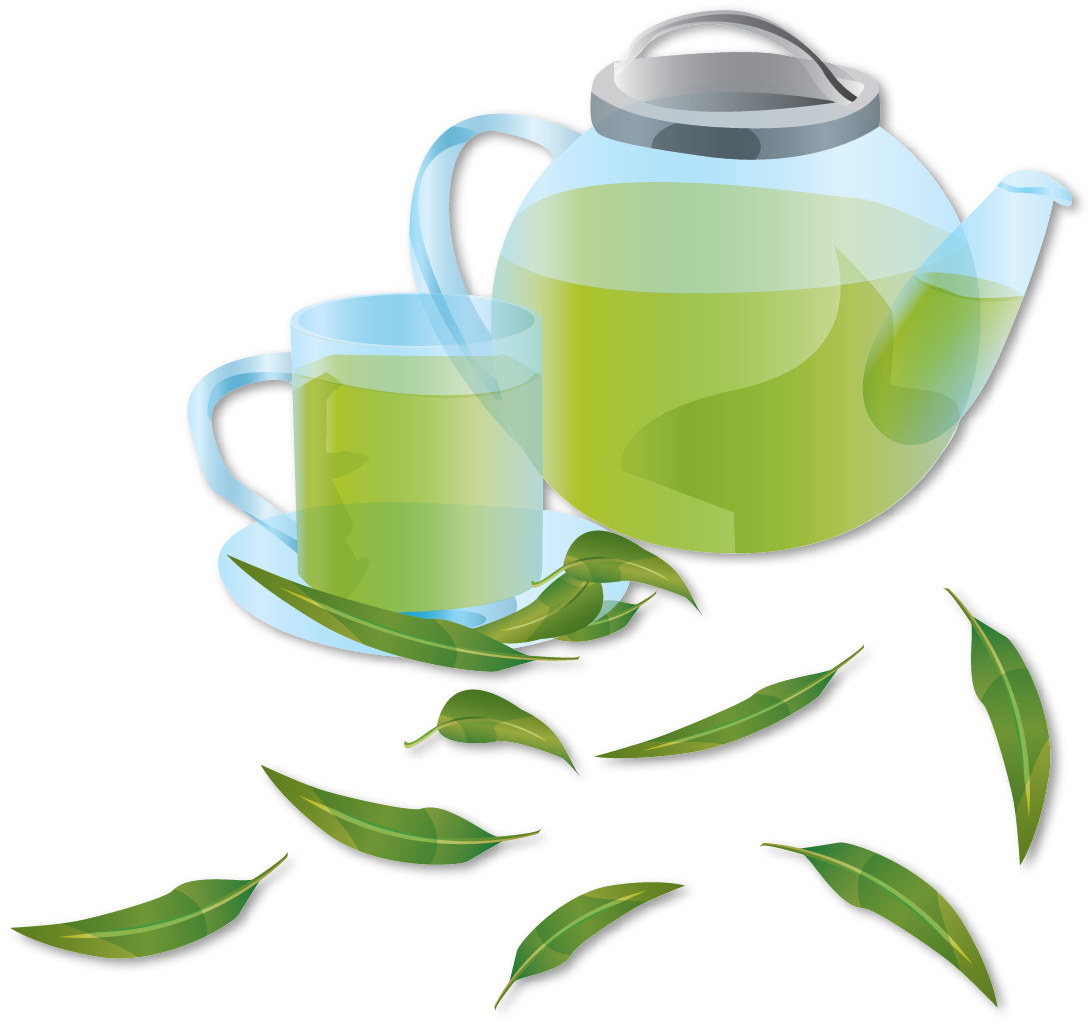 Green tea Coffee Flowering tea Teapot Green tea png download 1092*