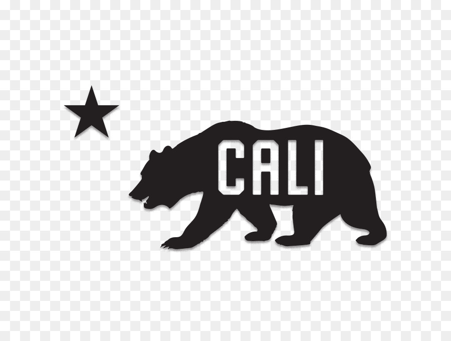 Flag of California California grizzly bear California Republic - bear png download - 667*667 - Free Transparent California png Download.