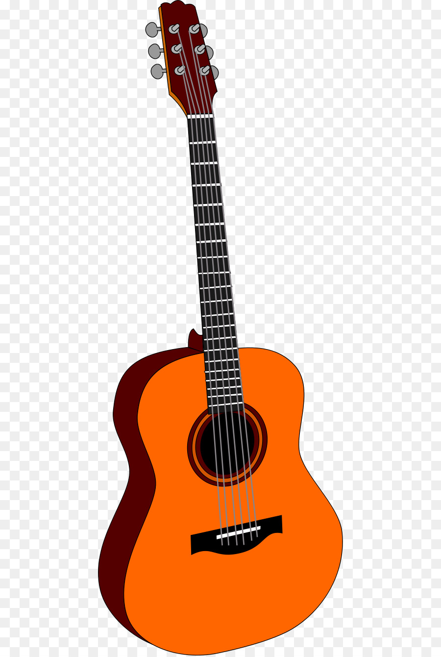 Ukulele Acoustic guitar Classical guitar Clip art - Pictures Of A Guitar png download - 500*1337 - Free Transparent  png Download.