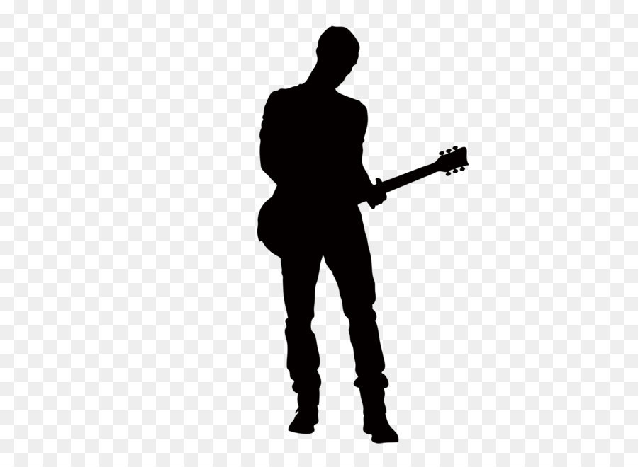 Guitarist Silhouette - Musical elements,That handsome man with guitar png download - 1280*1280 - Free Transparent  png Download.