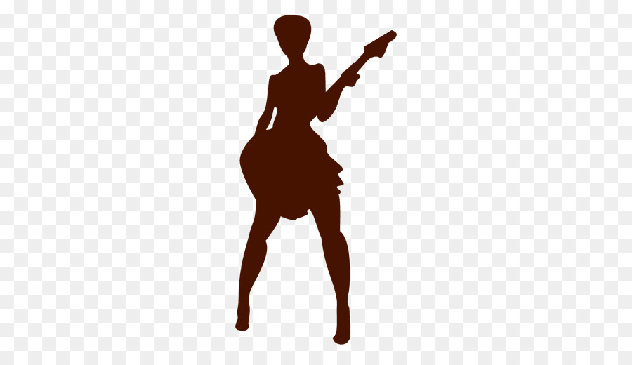 Silhouette Guitar Drawing Musician - Silhouette png download - 512*512 - Free Transparent  png Download.
