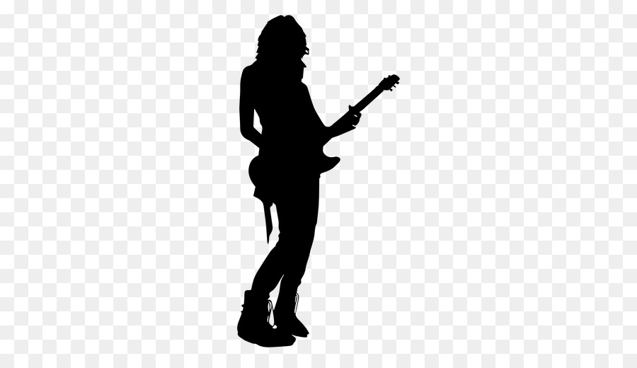 Silhouette Electric guitar Guitarist - Silhouette png download - 512*512 - Free Transparent Silhouette png Download.