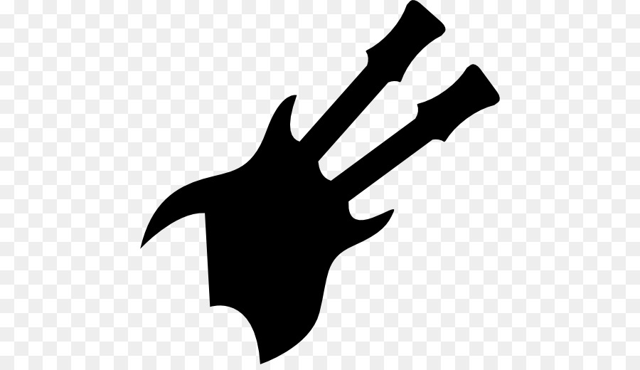Electric guitar Silhouette Musical Instruments - electric guitar png download - 512*512 - Free Transparent  png Download.