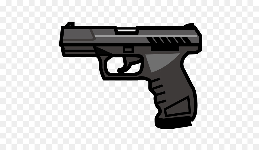 Emoji Firearm Pistol Weapon - hand gun png download - 512*512 - Free Transparent Emoji png Download.
