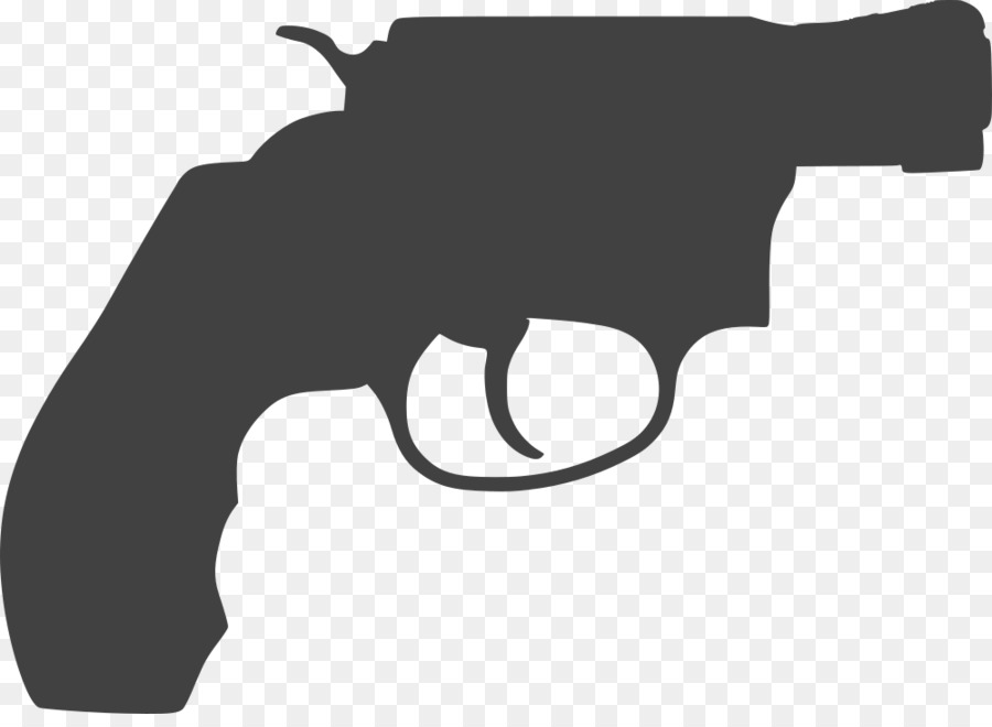 Revolver Silhouette Firearm Pistol Gun - Silhouette png download - 1000*720 - Free Transparent  png Download.