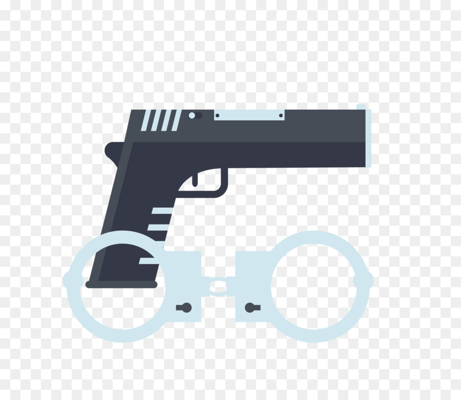 Pistol Handcuffs Handgun - Vector pistol handcuffs material png download - 3017*2583 - Free Transparent Pistol png Download.