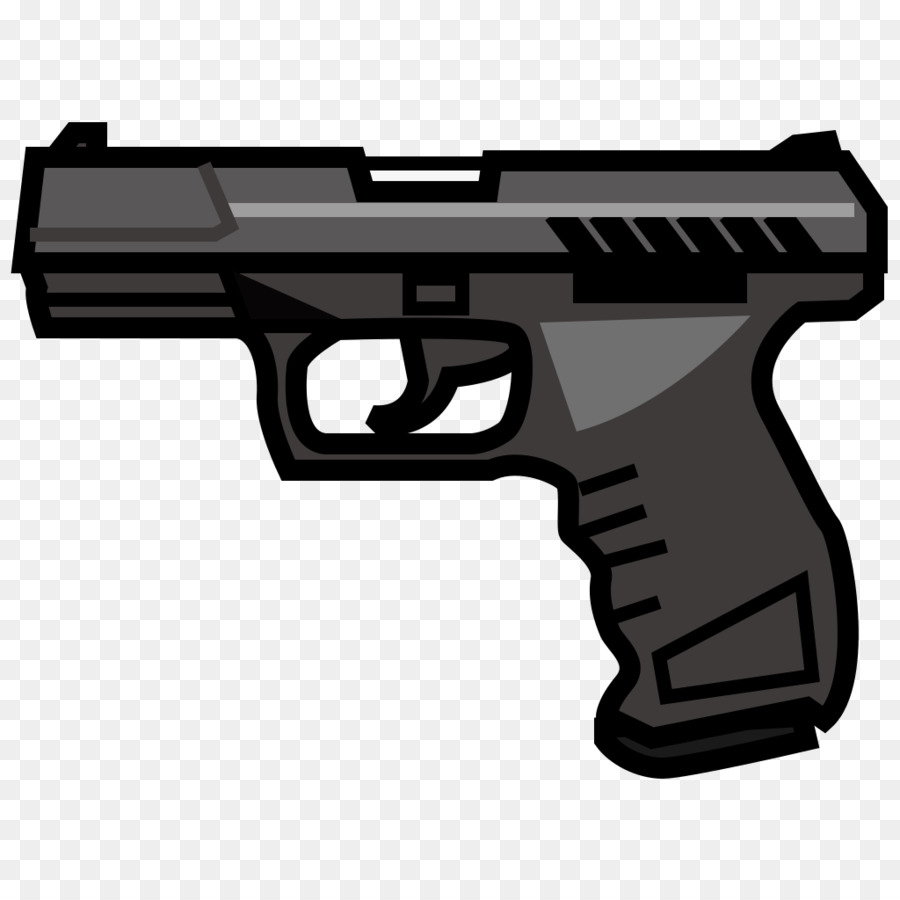 Emoji Firearm Pistol Weapon Handgun - hand gun png download - 1024*1024 - Free Transparent Emoji png Download.