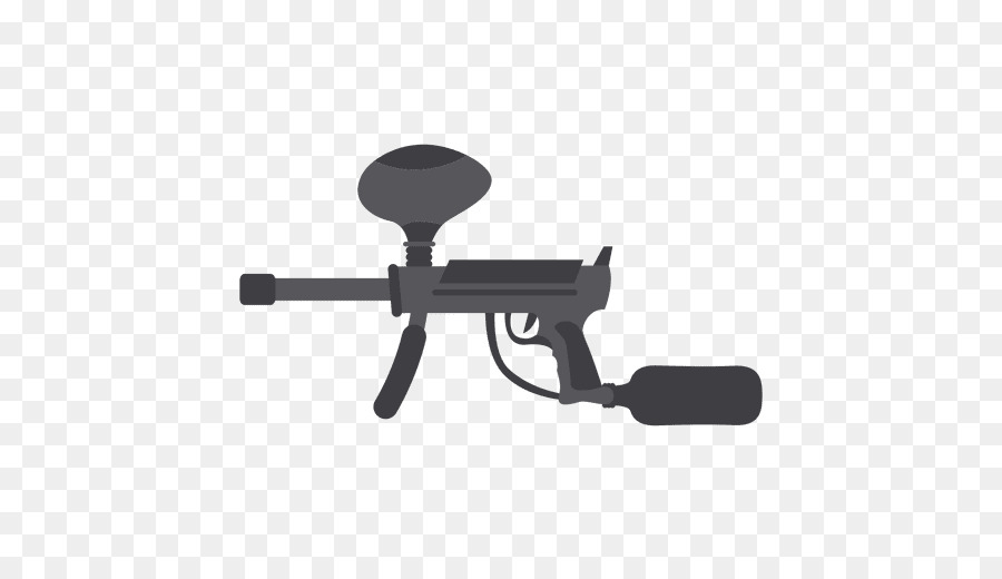 Air gun Paintball Silhouette Drawing - Silhouette png download - 512*512 - Free Transparent Air Gun png Download.