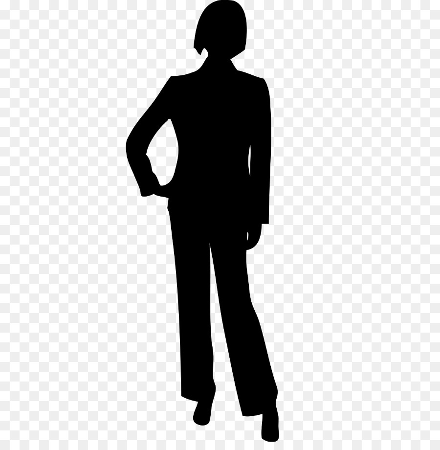 Businessperson Silhouette Clip art - Silhouette png download - 417*907 - Free Transparent Businessperson png Download.