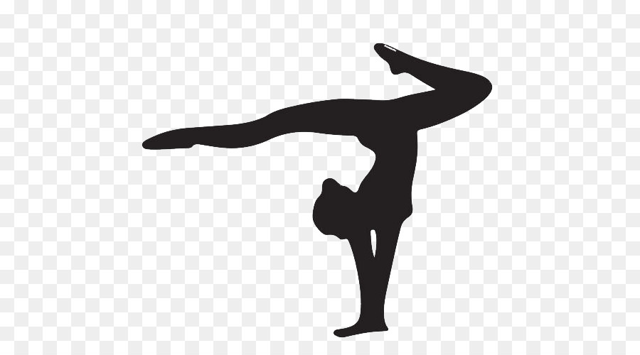 Gymnastics Silhouette Drawing Wall decal Clip art - gymnastics png download - 517*490 - Free Transparent Gymnastics png Download.