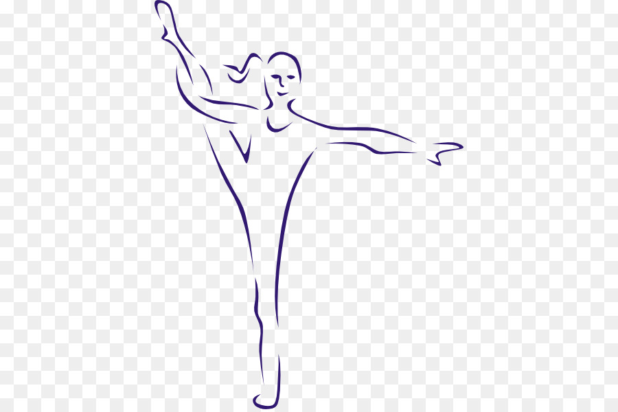 Dress Sleeve Clip art - Gymnastics Silhouettes Transparent png download - 450*596 - Free Transparent  png Download.