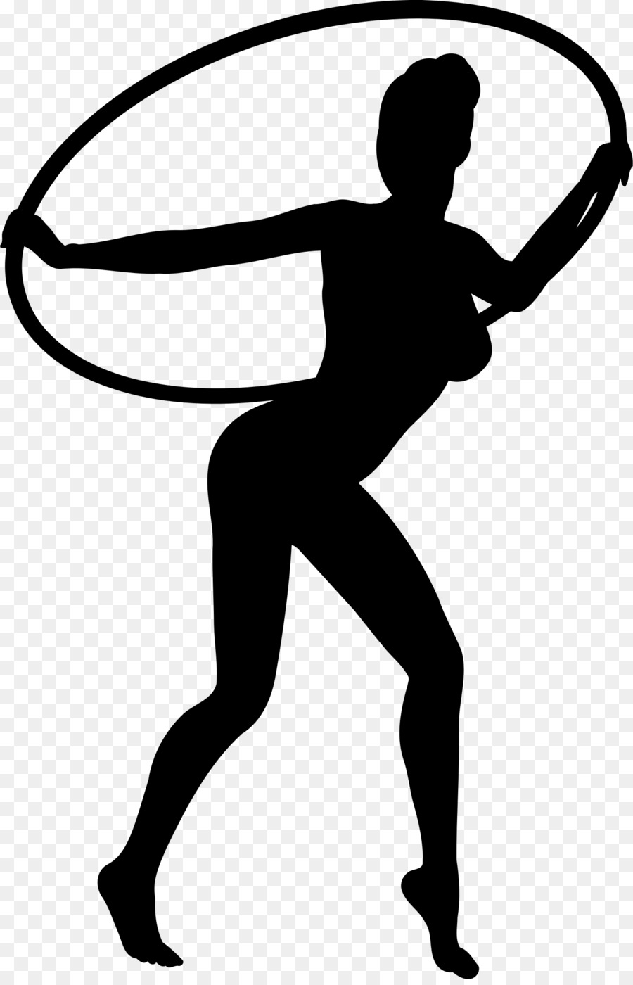 Silhouette Hula Hoops Dance Clip art - gymnastics png download - 1552*2400 - Free Transparent Silhouette png Download.