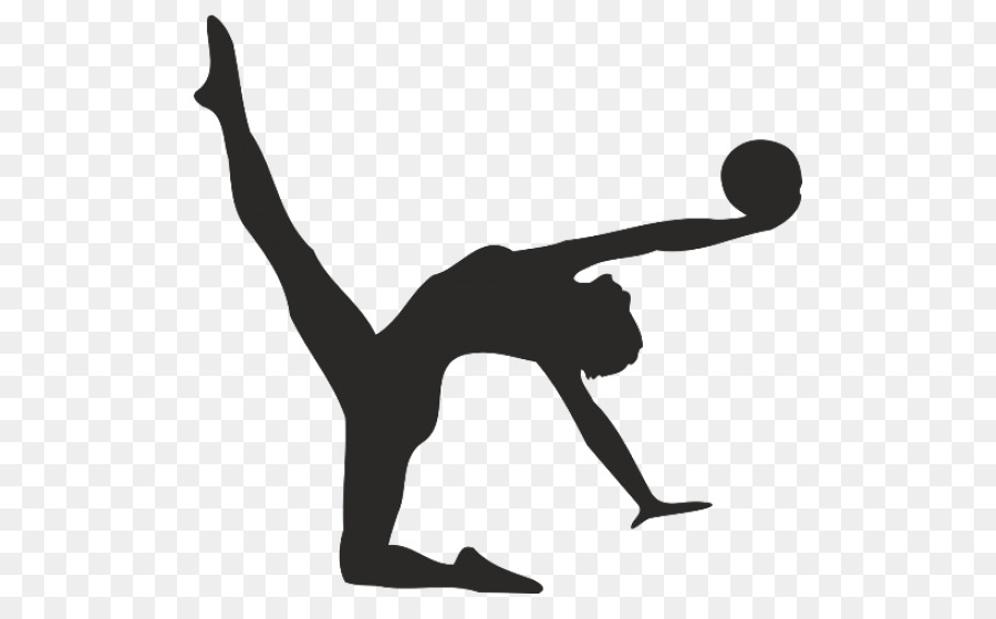 Rhythmic gymnastics Sport Ball Silhouette - gymnastics png download - 550*550 - Free Transparent Gymnastics png Download.