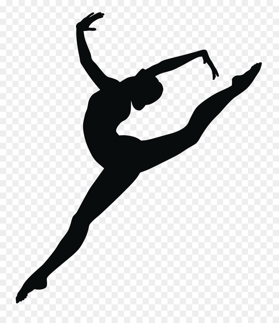 Gymnastics Balance beam Black and white Clip art - Dance Silhouette png download - 886*1024 - Free Transparent Gymnastics png Download.