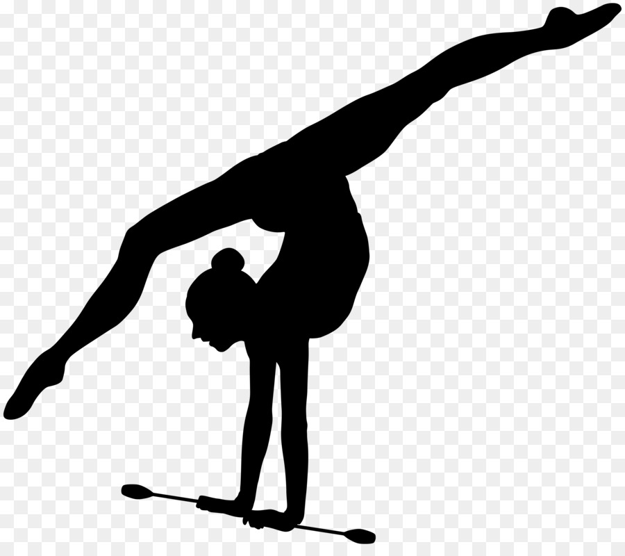 Silhouette Rhythmic gymnastics Clip art - gymnastics png download - 8000*6998 - Free Transparent  png Download.