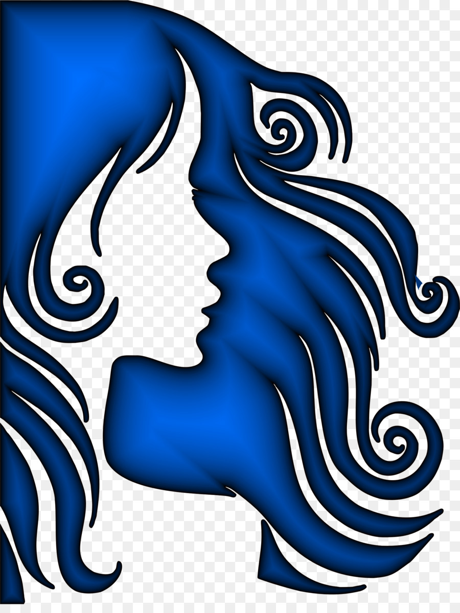 Hair Silhouette Clip art - sapphire png download - 1782*2342 - Free Transparent Hair png Download.