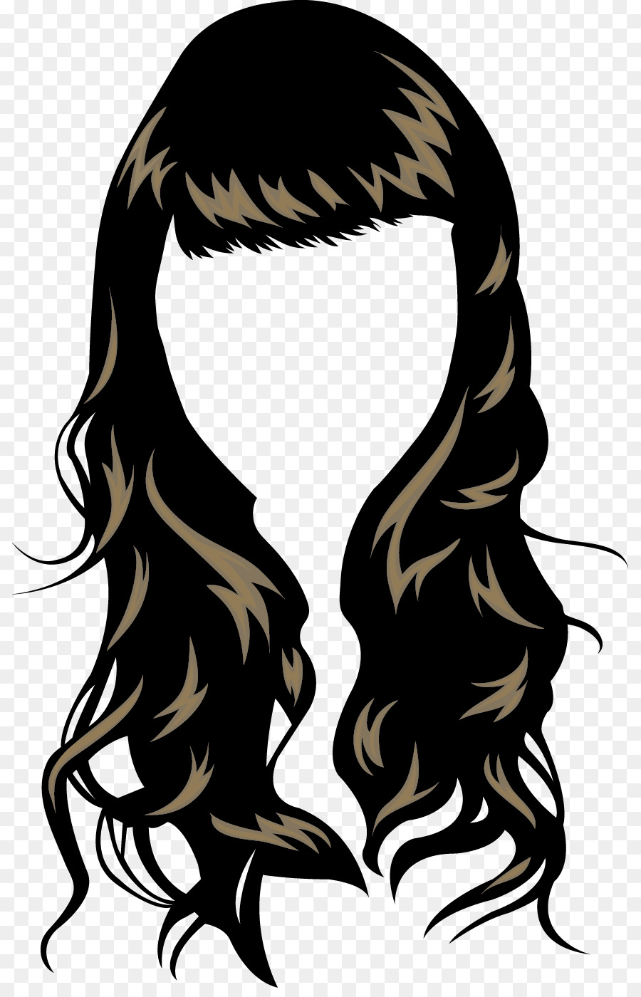 Hairstyle - Vector Ms. Hair png download - 865*1387 - Free Transparent Hairstyle  png Download. - Clip Art Library