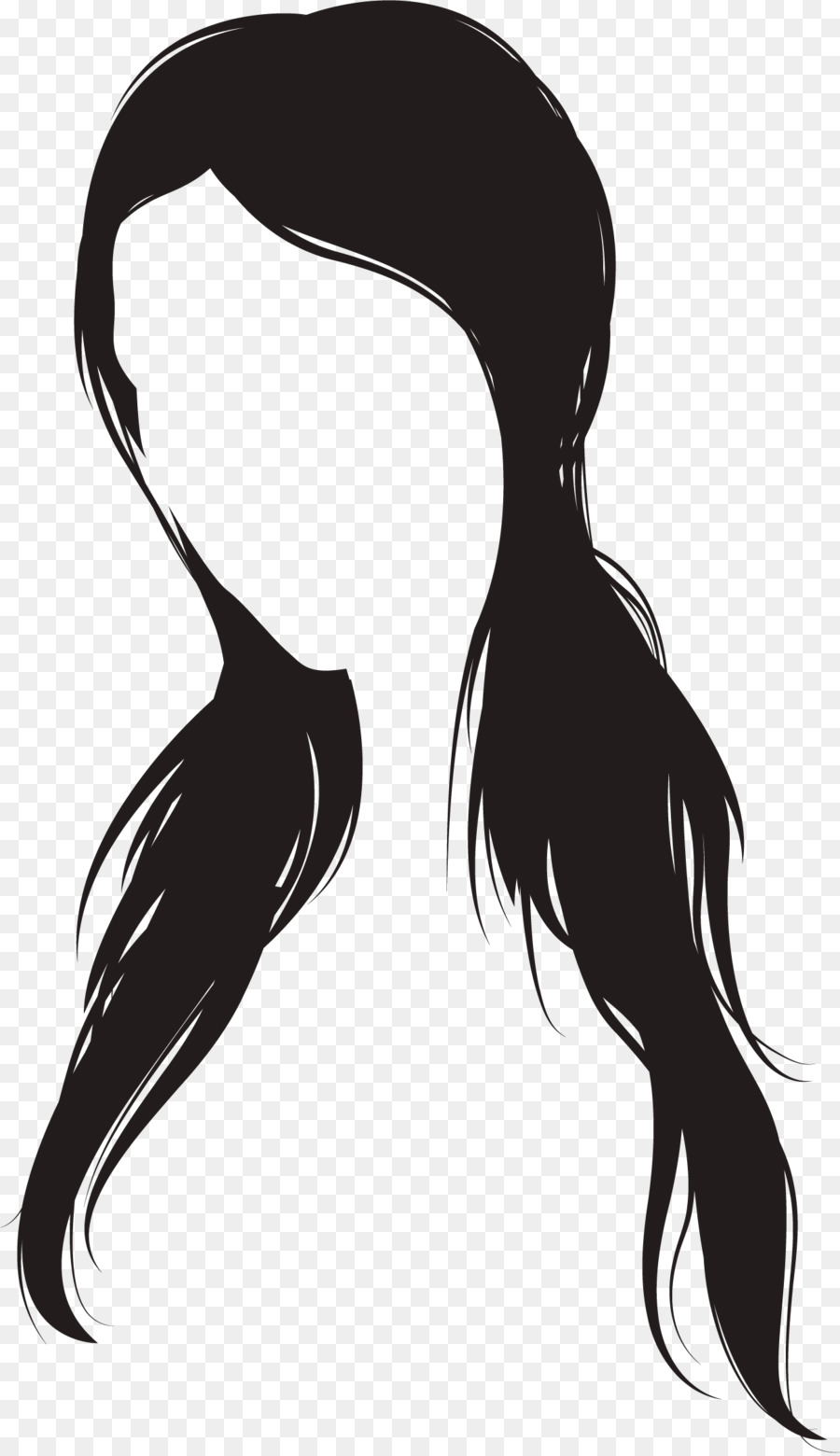 Free Hair Silhouette Free Vector, Download Free Clip Art, Free Clip Art