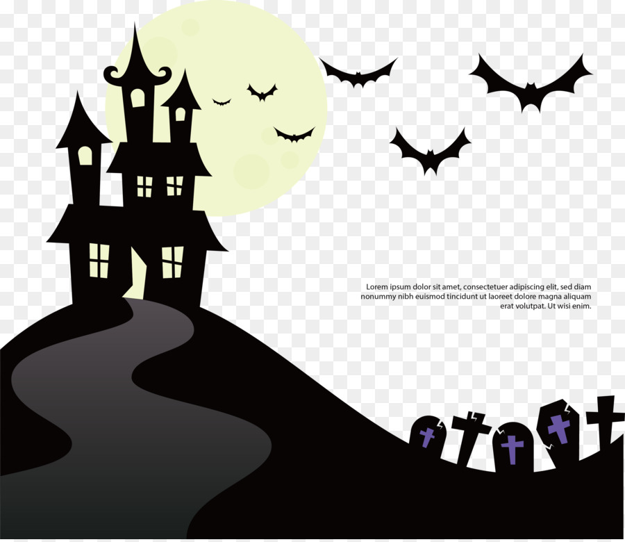 Halloween Party Euclidean vector - Horror night party png download - 3334*2873 - Free Transparent Halloween  png Download.
