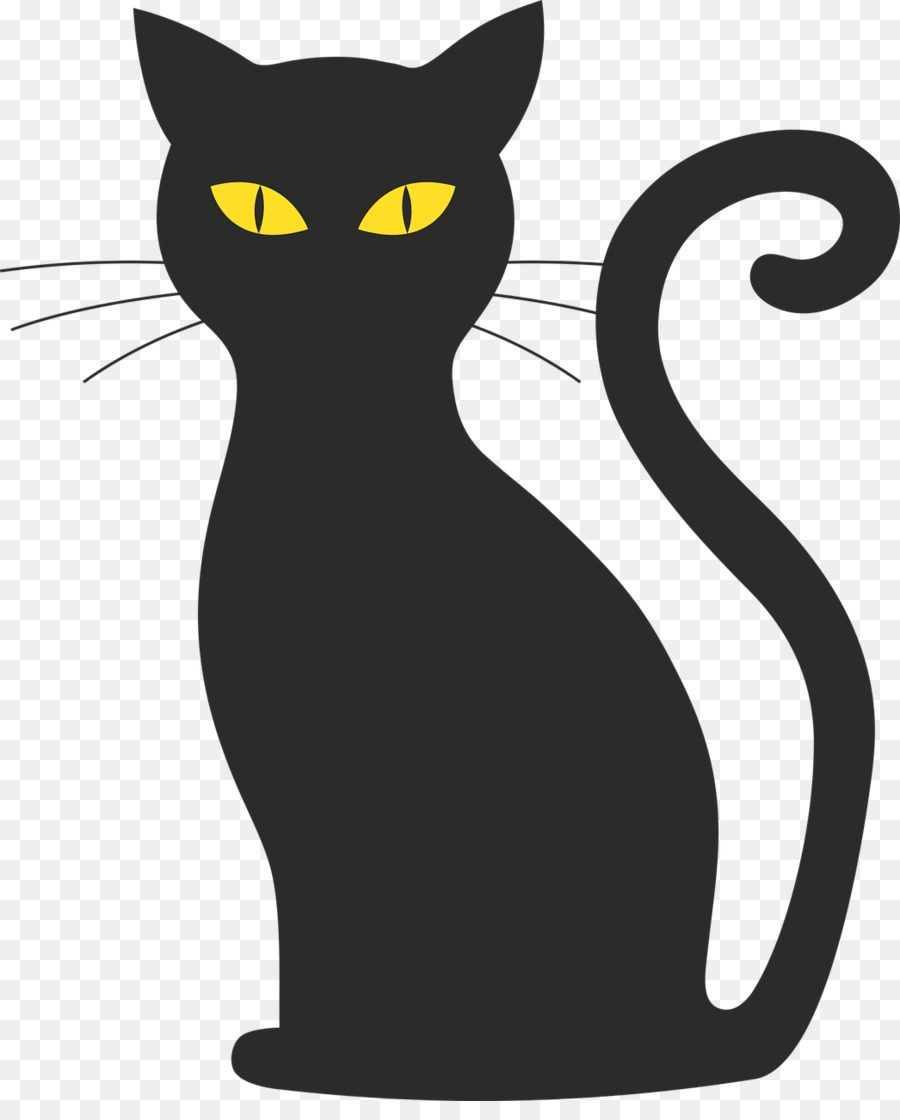 Black cat Kitten Halloween Image - cat png download - 1046*1280 - Free Transparent Cat png Download.