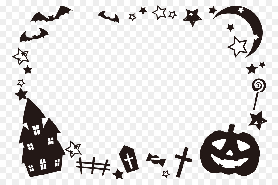 Horrible Halloween Transparent Frames.png - others png download - 842*595 - Free Transparent Halloween  png Download.