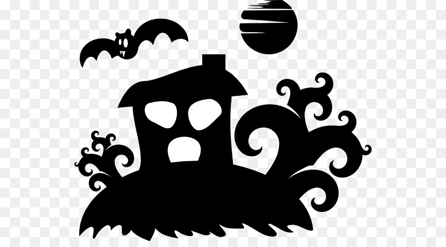 The Halloween Tree Silhouette Clip art - Creepy House Pictures png download - 600*488 - Free Transparent Halloween Tree png Download.