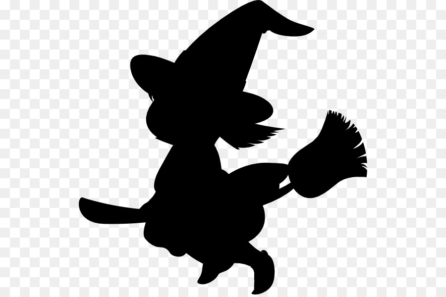Witchcraft Silhouette Halloween Clip art - witch vector png download - 582*595 - Free Transparent Witchcraft png Download.