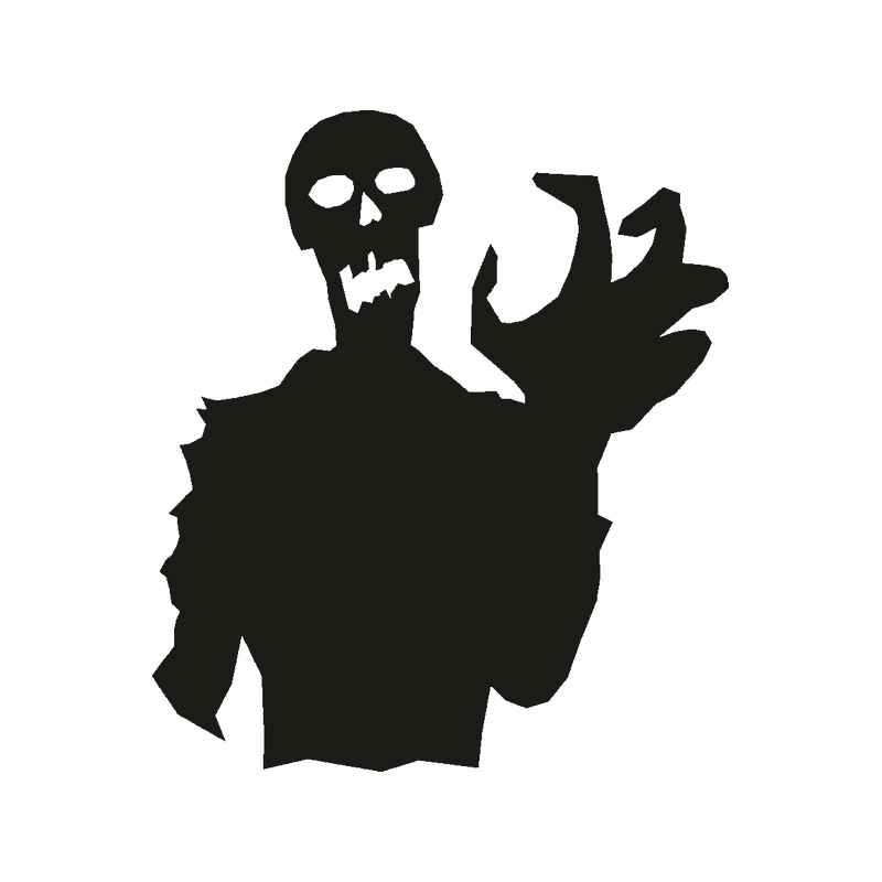 Ghoul Silhouette Halloween Clip Art Ghoul Png Download 800800