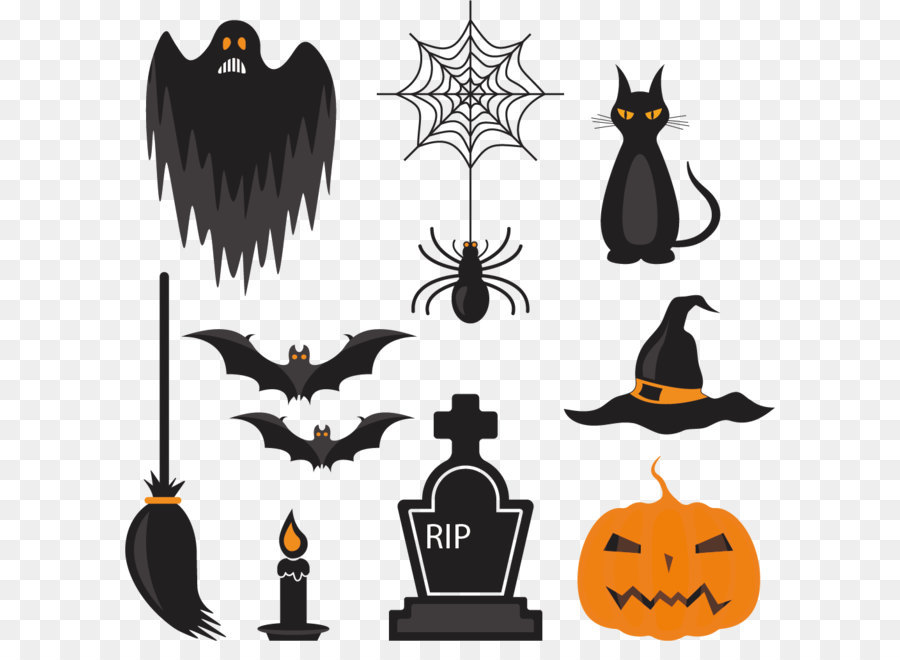 Halloween Clip art - Vector Halloween props png download - 1017*1003 - Free Transparent Halloween  ai,png Download.