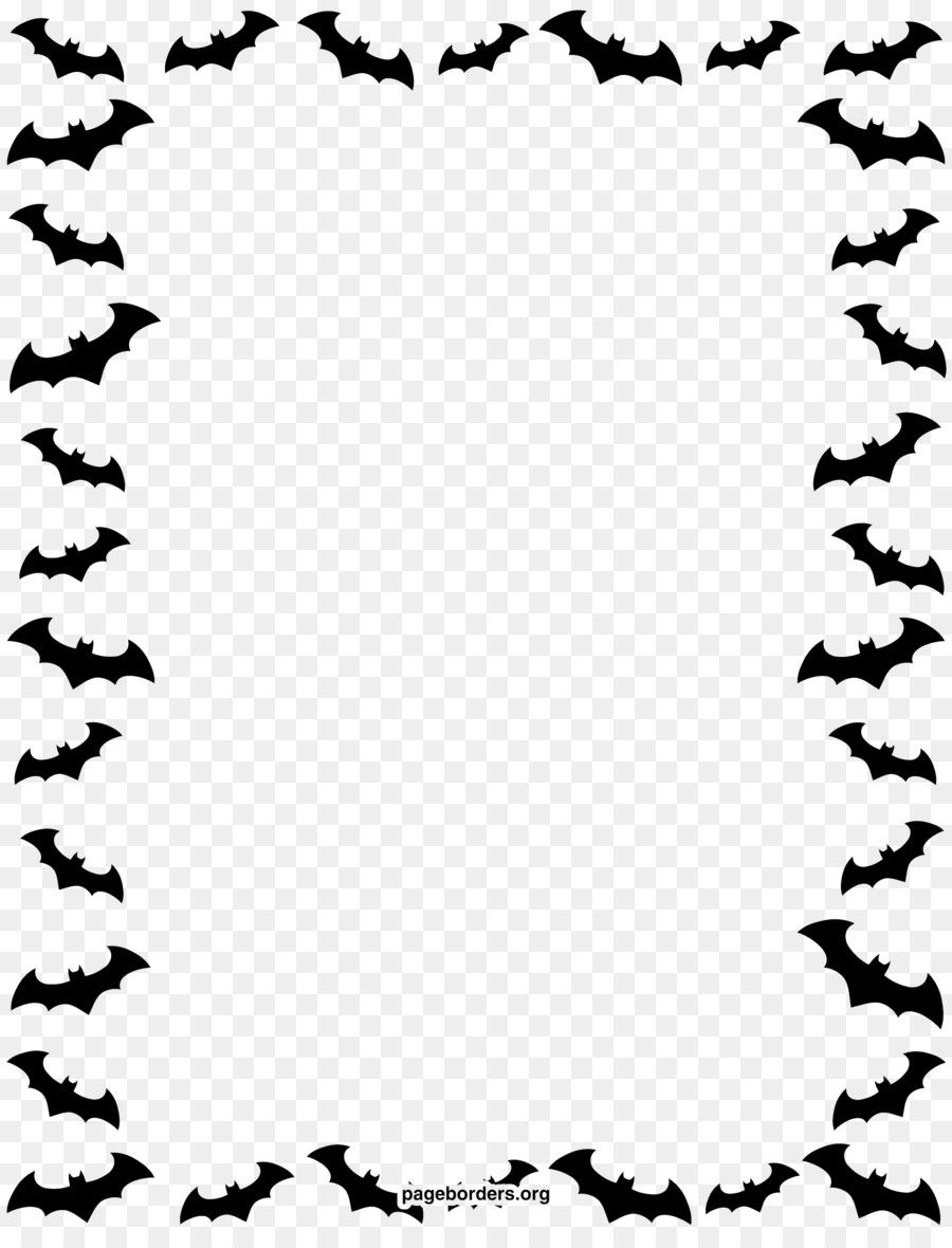 Halloween Paper Jack-o-lantern Clip art - Halloween Border Transparent Background png download - 2550*3300 - Free Transparent Halloween  png Download.